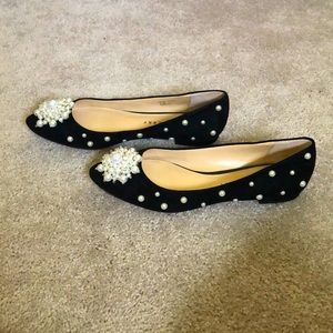 Katy Perry Pearl Black Loafers! Never been worn!